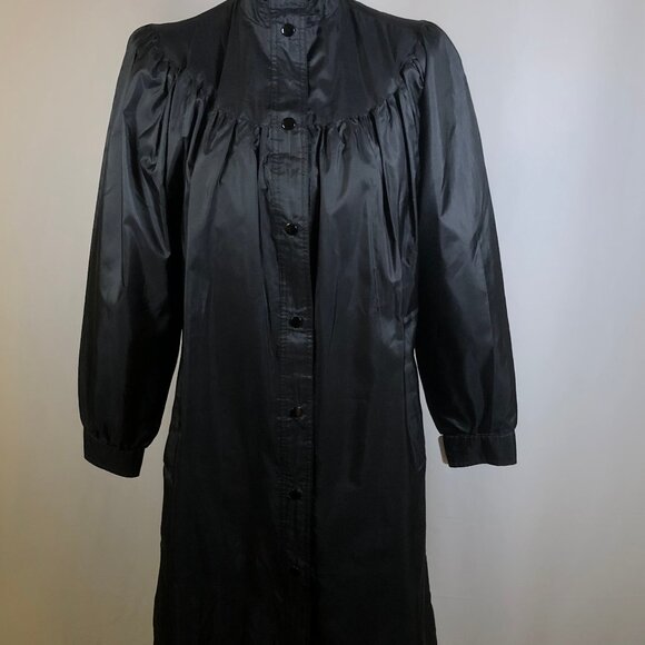 Vintage S.B. II by Bitterman Black Coat – Made in Korea – Size 9/10 – 1980 - Picture 4 of 14